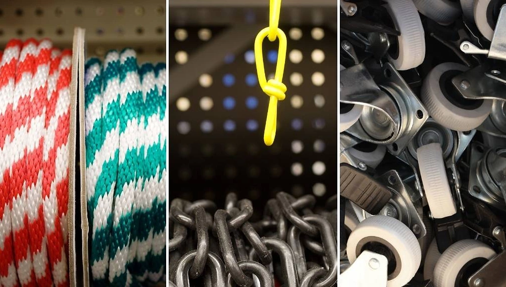 M seile ketten rollen