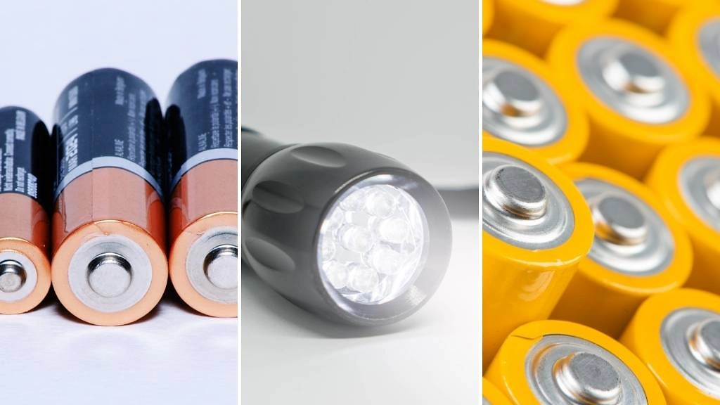 M Batterien Taschenlampen